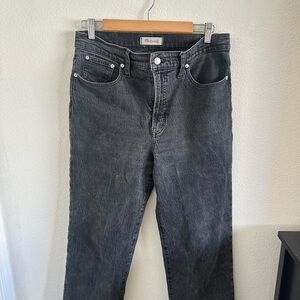 Madewell Vintage Wide-Leg Black Jeans